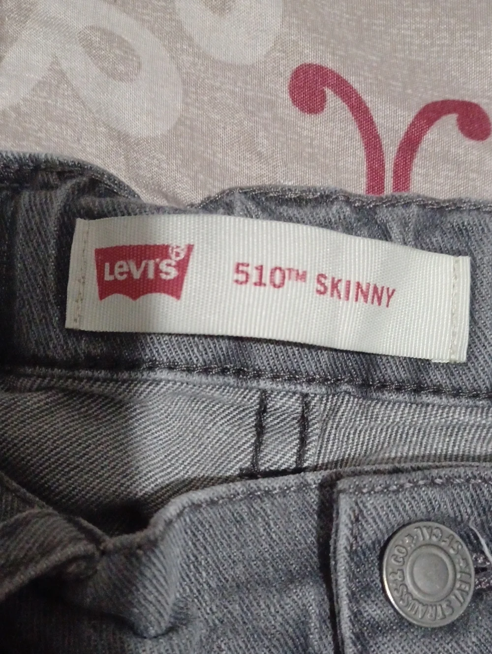 Levi's 510 Gray Skinny Jeans For Boys Size 10